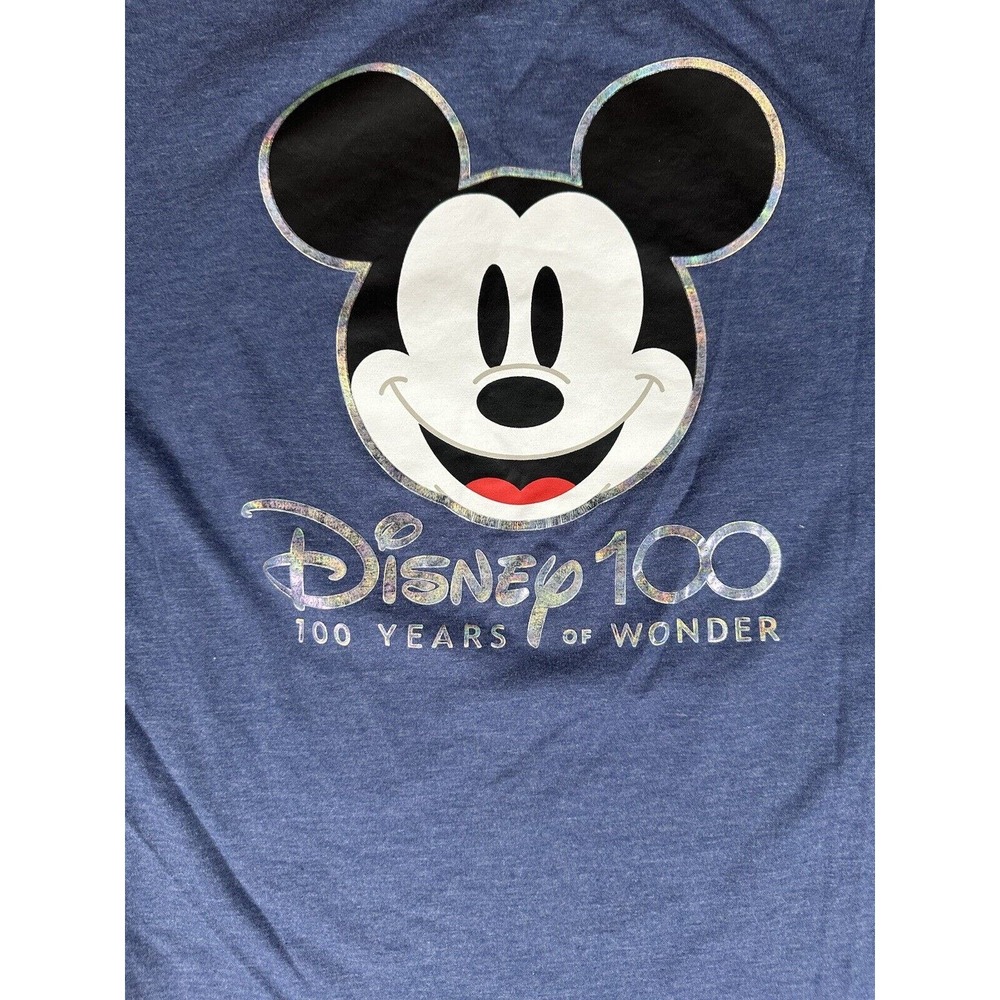 DISNEY Shirt, Size Small, 100 Years‎ of Wonder, Mickey Mouse, Anniversary, - Picture 6 of 6